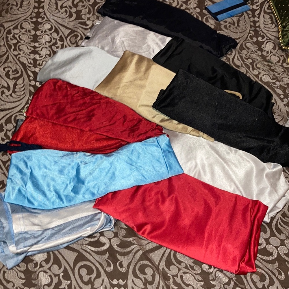 Literally Kim, a bag of dazzle basketball shorts.